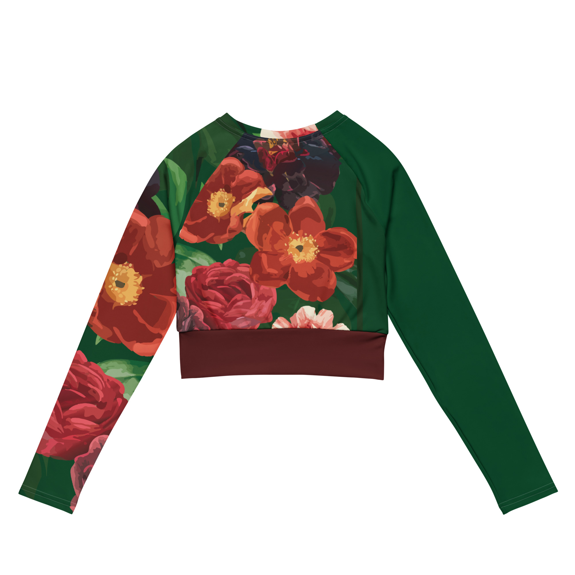 Vintage Flowers Crop Top - Image 2