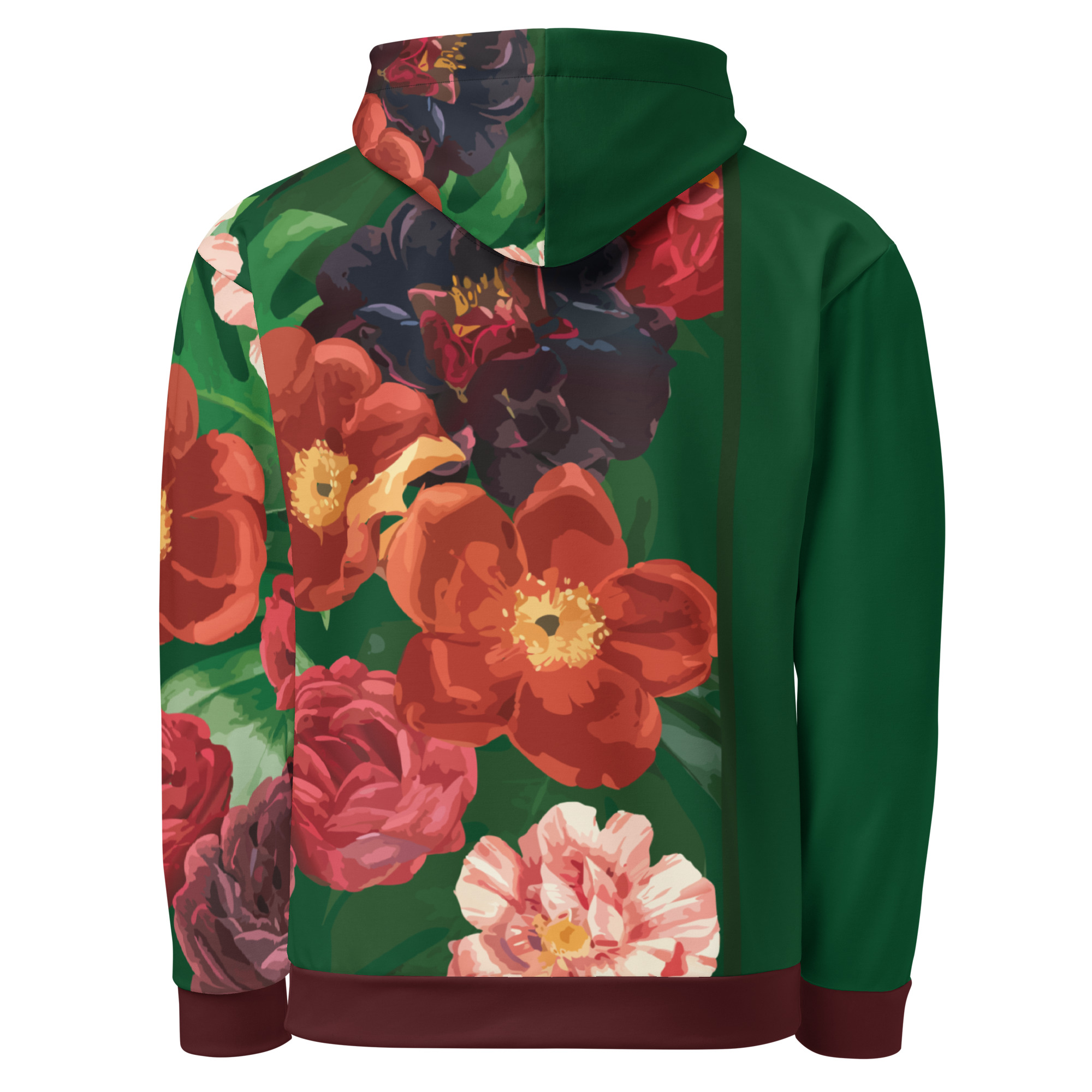 Vintage Flowers Hoodie - Image 3
